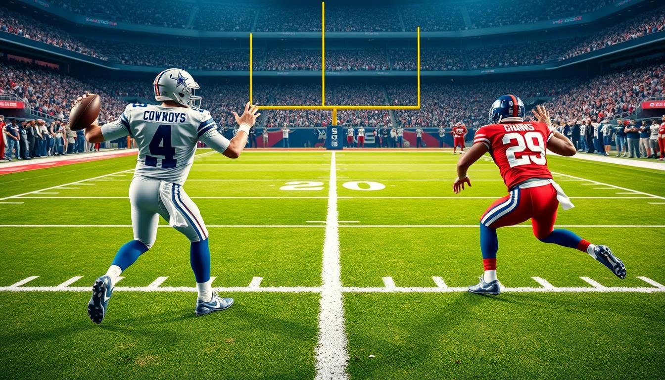 dallas cowboys vs new york giants match player stats