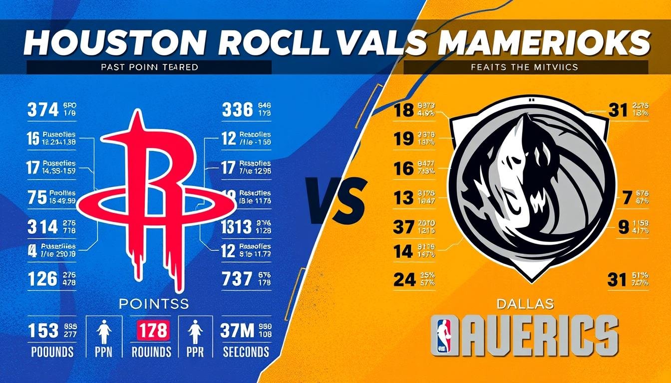 houston rockets vs dallas mavericks match player stats