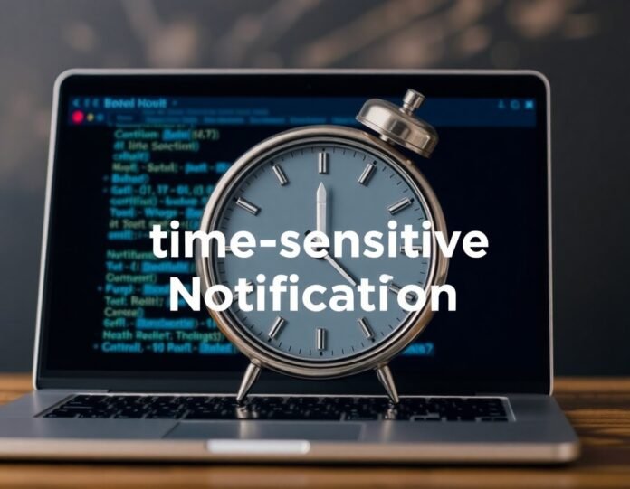 what is a time sensitive notification