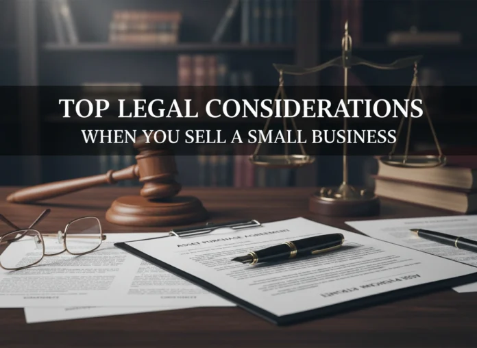 Top Legal Considerations When You Sell a Small Business