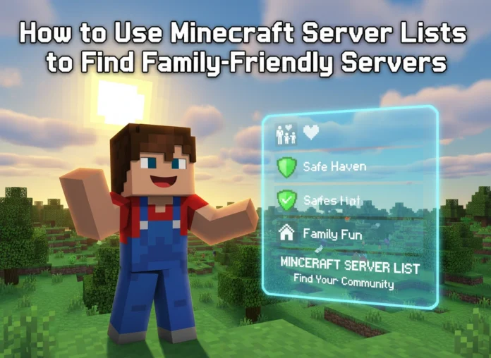 How to Use Minecraft Server Lists to Find Family-Friendly Servers