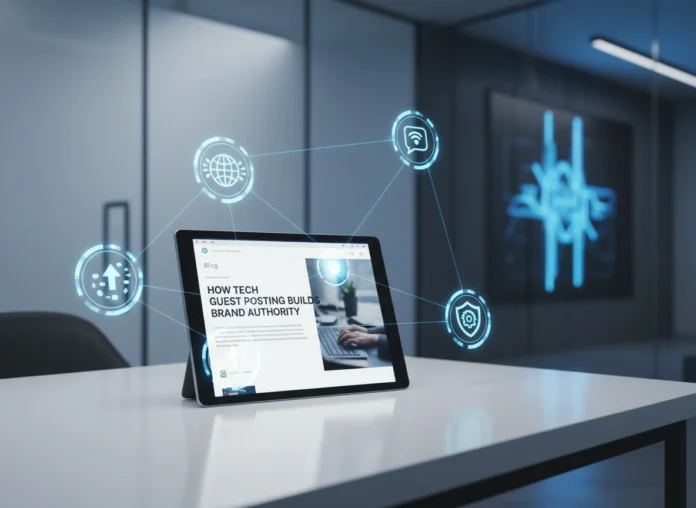 How Tech Guest Posting Builds Brand Authority