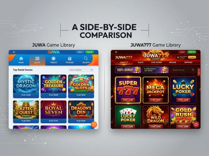 A Side-by-Side Comparison of Juwa and Juwa777 Game Libraries