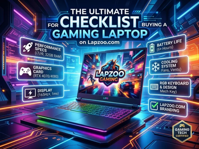 The Ultimate Checklist for Buying a Gaming Laptop on Lapzoo.com