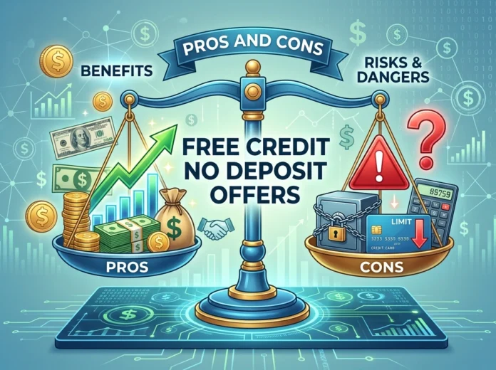 Free Credit No Deposit Offers: Pros and Cons